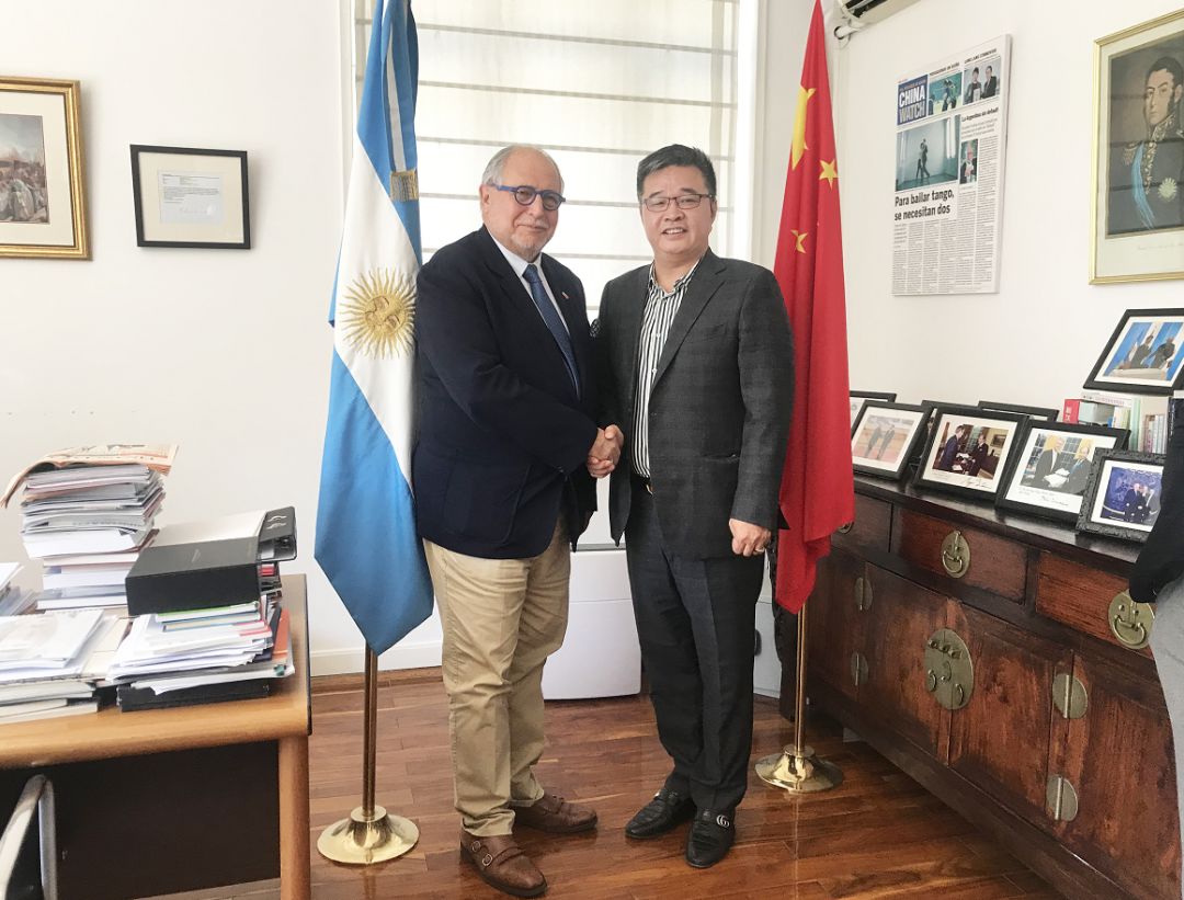 阿根廷駐華大使會見國投盛世董事長劉嚴蓬一行-國投盛世